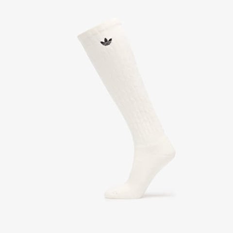 adidas 长筒袜 1双 云白色