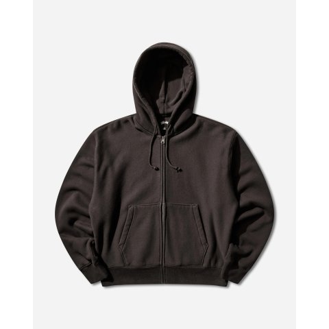 StussyStüssy Basic Diamond 拉链连帽卫衣 黑色