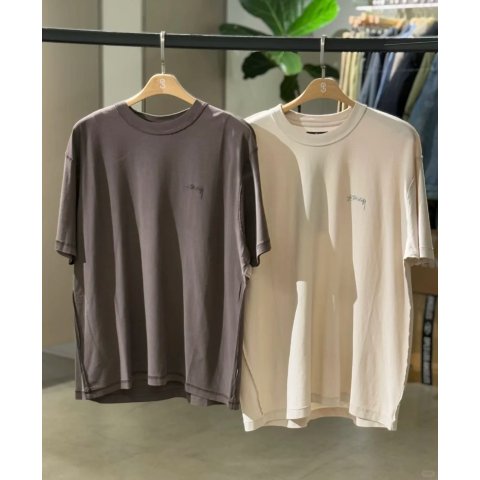 StussyStussy Lazy T恤 复古黑色