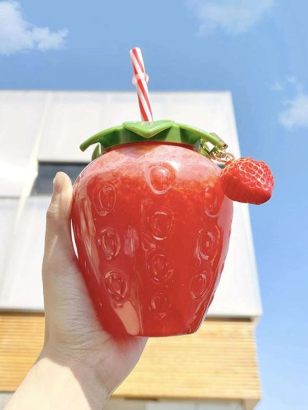 1pc Strawberry Shaped Mug
