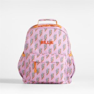Crate & BarrelLightning Bolts Medium Pink Kids Backpack for School + Reviews | Crate & Kids