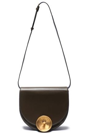 Monile color-block leather shoulder bag