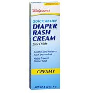 Walgreens Creamy Diaper Rash Ointment 4 oz 