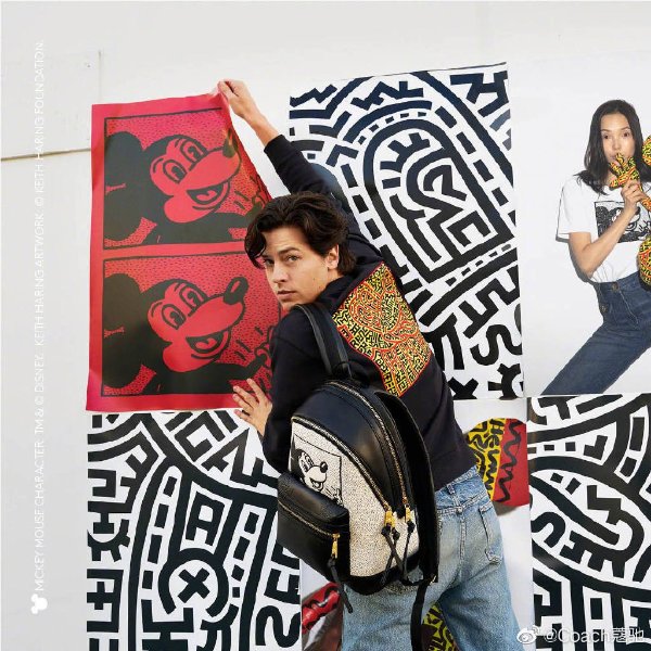 Disney Mickey Mouse X Keith Haring Academy Backpack