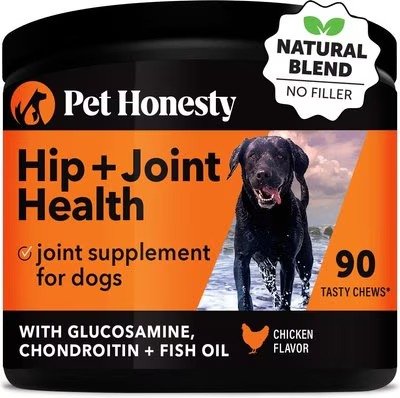 PETHONESTY Advanced Hip + Joint Support Soft Chews with MSM Dog Supplement, 90 count - Chewy.com