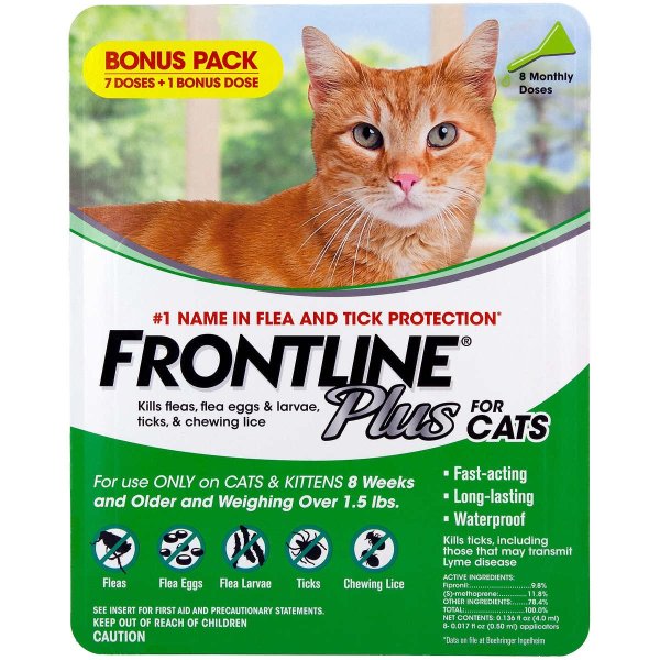 Costco Frontline Plus Flea and Tick Cat Treatment 7 1 Doses 84.99