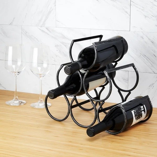 Country Home 6 Bottle Tabletop Wine Bottle RackCountry Home 6 Bottle Tabletop Wine Bottle RackRatings & ReviewsQuestions & AnswersShipping & ReturnsMore to Explore