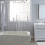 Bath Bliss Translucent PVC Material Heavy Duty Shower Curtain Liner, 3 Magnet Hem, 70”x 72”, Clear