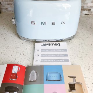 欧洲贵族家庭厨房电器品牌SMEG吐司机测评+吐司机快手三餐分享