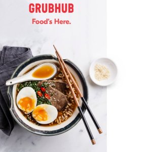 GrubHub 美国覆盖面积超大的外卖APP 新用户享优惠