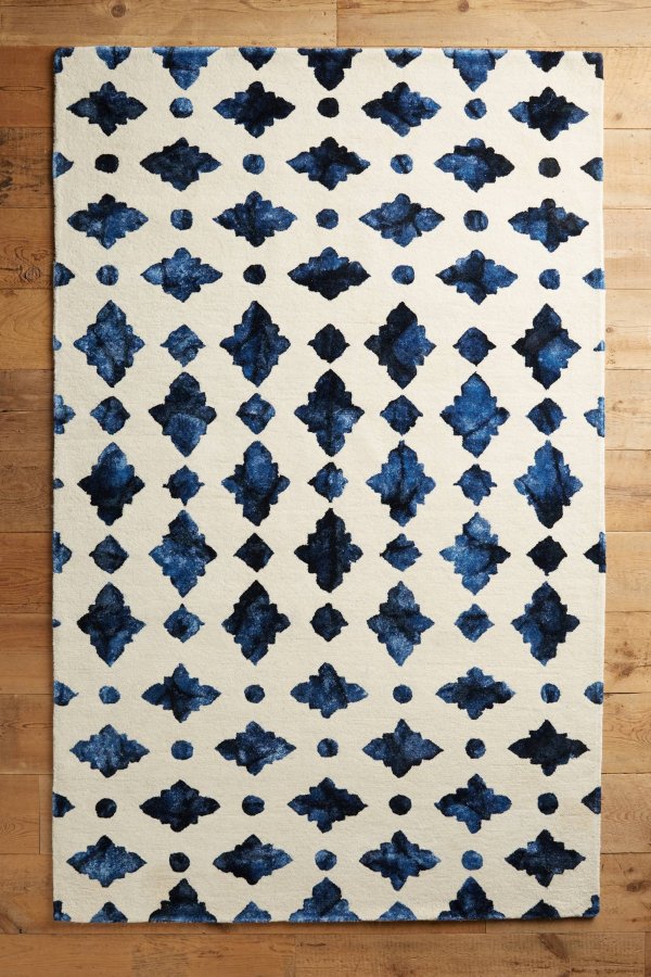Moroccan Tile Rug | Anthropologie