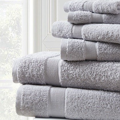 100% Cotton Oversized Ring-Spun Towel Set (6-Piece)
