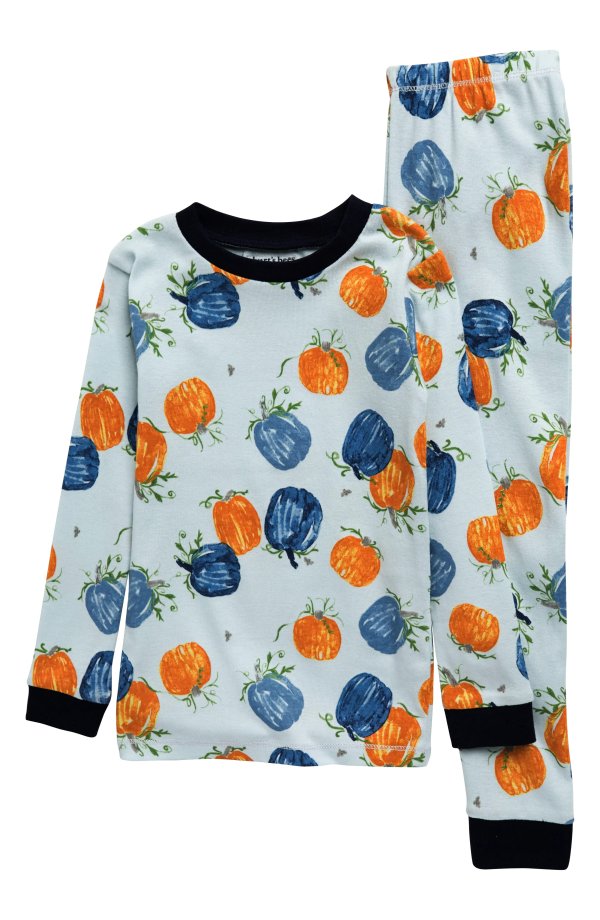 Kids' Pumpkin Party Cotton Pajamas