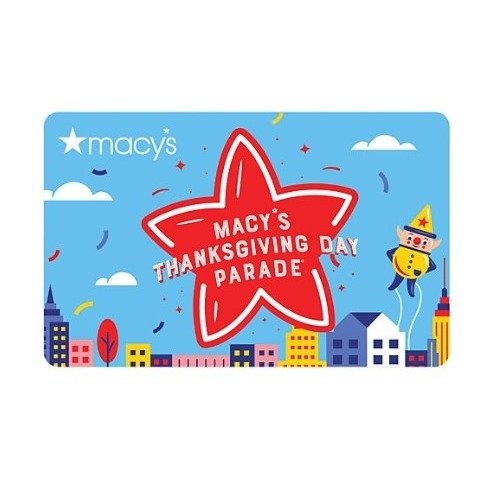 Parade Star Gift Card with Letter 