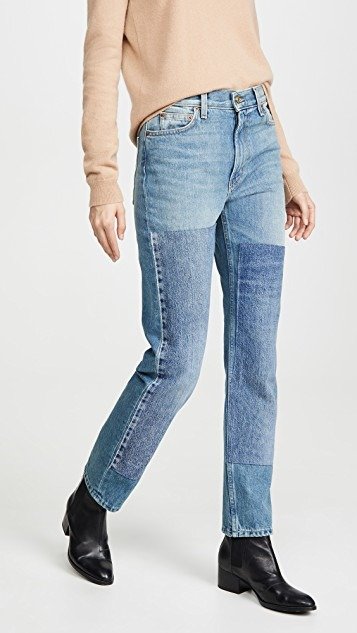 Arts Mid High Straight Jeans