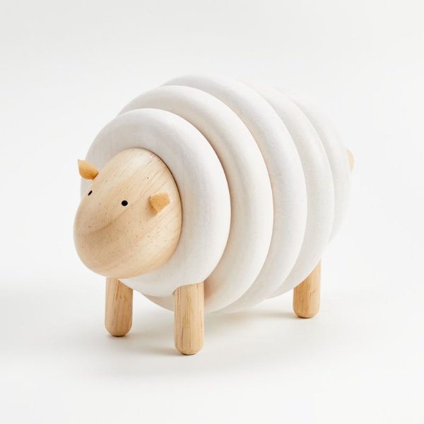 Wooden Lacing Sheep + Reviews | Crate & Kids