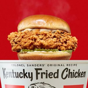 Chicken sandwich buy one get one freeKFC Limited Time Promotion