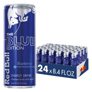 Red Bull Blue Edition Blueberry Energy Drink, 8.4 Fl Oz, 24 Cans