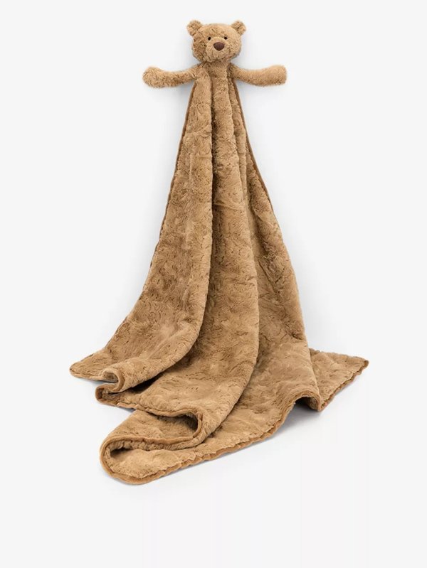 Bartholomew Bear faux-fur blanket 70cm