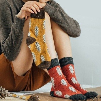 Women's Socks Autumn And Winter Leisure Pure Cotton Comfortable And Breathable Socks