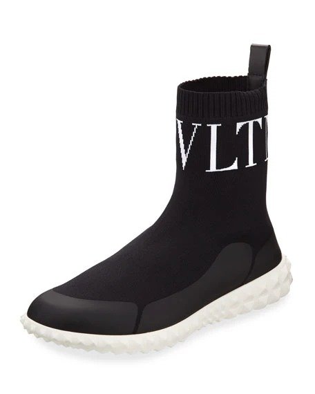 VLTN Stretch-Sock Sneakers