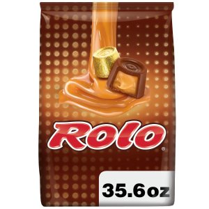 ROLO Rich Chocolate Caramel, Easter Candy Party Pack, 35.6 oz