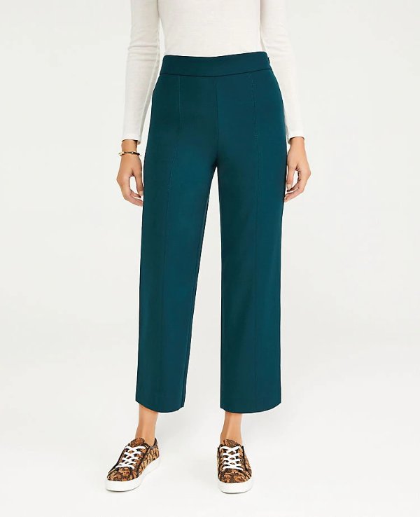The Easy Straight Crop Pant | Ann Taylor