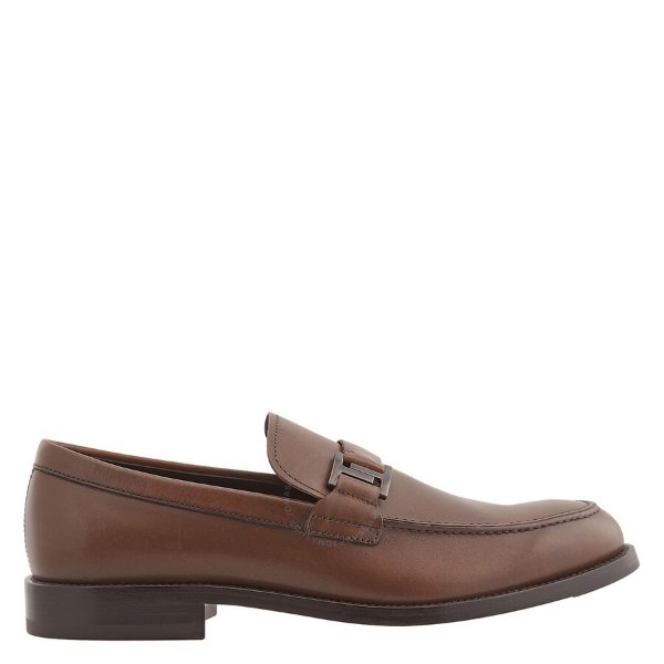 Tods Men's Doppia T Cuoio Leather Moccasins