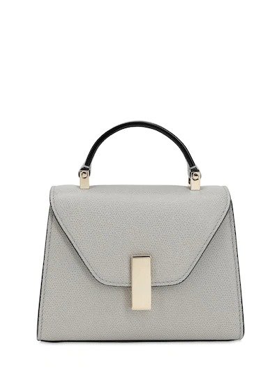 MICRO ISIDE GRAINED LEATHER BAG