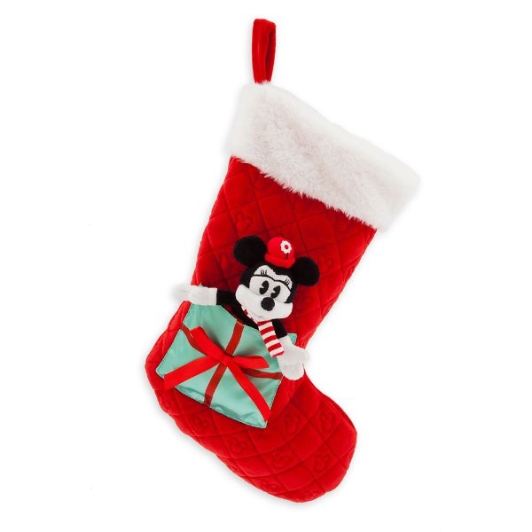 Minnie Mouse Plush Holiday Stocking | shopDisney