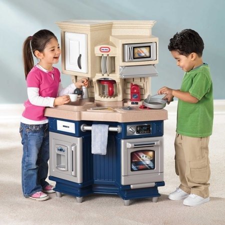 Super Chef Play Kitchen with 13 Piece Accessory Set