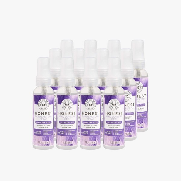 Hand Sanitizer Spray, Lavender Field, 12 Pack