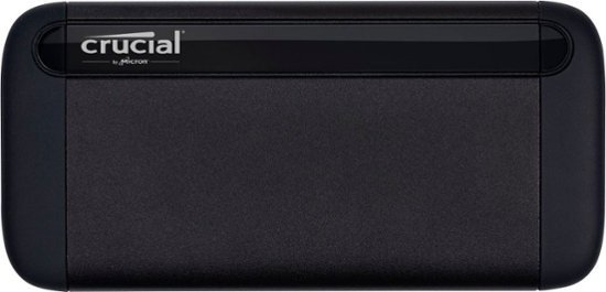 - X8 1TB External USB-C 3.2 Gen 2/USB-A Portable SSD - Black