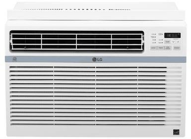 LG LW1217ERSM 12,000 BTU Window Smart Wi-Fi Enabled Air Conditioner with 24 Hour Timer, Auto Restart, 3 Fan Speeds, Wireless Remote, 12.1 EER, 3.8 Pts/Hr Dehumidification, Energy Star Rated and 115V