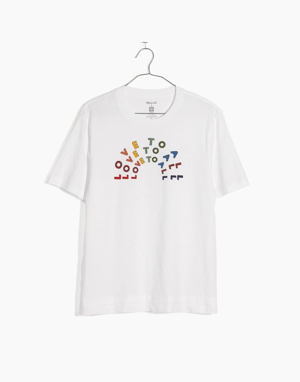 x Human Rights Campaign Unisex Love to All Pride Tee