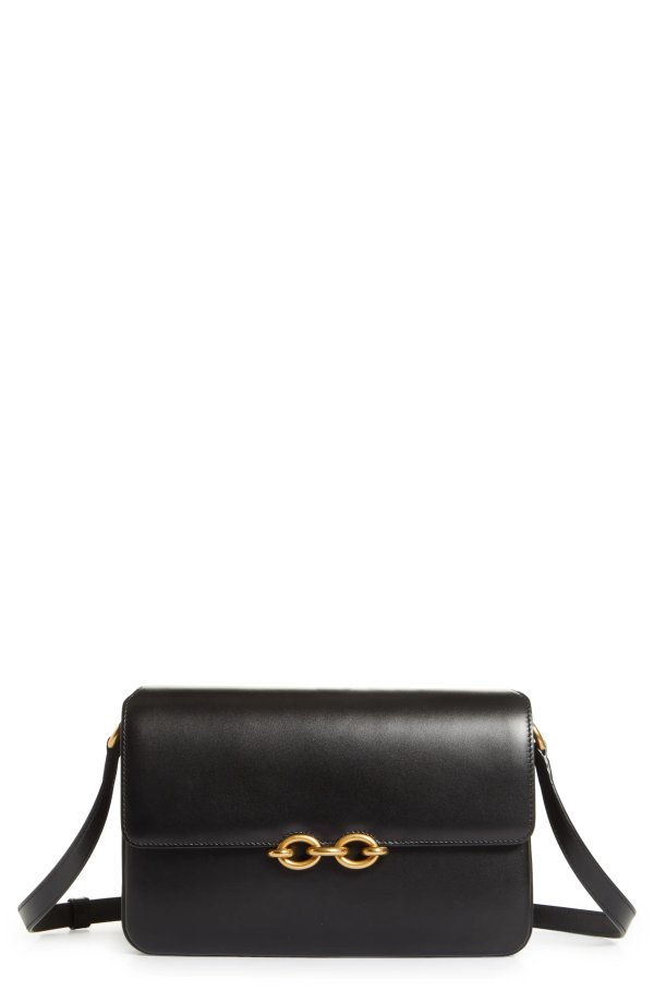 Maillon Leather Shoulder Bag