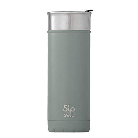 S'ip by S'well 20316-D17-00520 Water Bottle, 16oz, Clean Slate