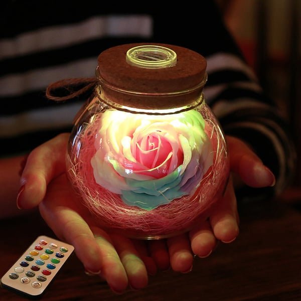 Rose Light Bottle from Apollo Box