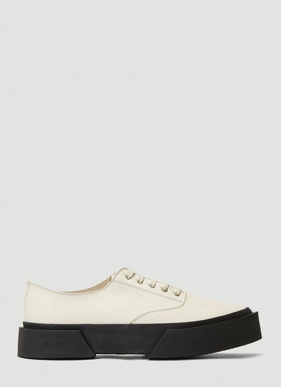 Inflate Plimsoll Sneakers in White