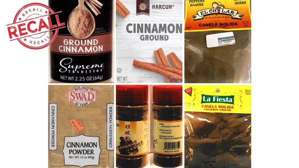 肉桂粉召回！FDA警告6个牌子的肉桂粉铅含量超标
