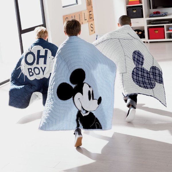 Mickey Mouse Color Toddler Quilt by Ethan Allen | shopDisney