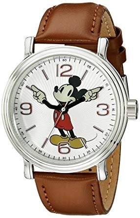 Men's Mickey Mouse Watch with Black Band