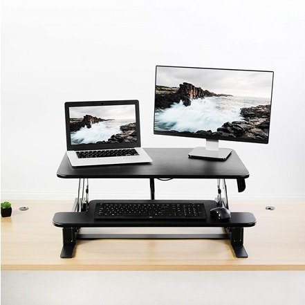 32" Dual Standing Desk Riser (DESK-V000VS)