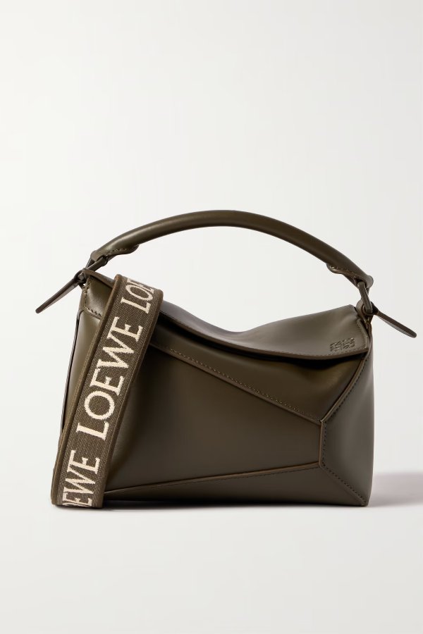 Puzzle Edge small leather shoulder bag