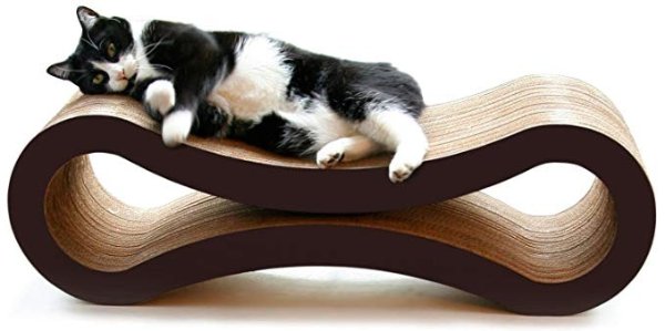 Ultimate Cat Scratcher Lounge. [Superior Cardboard & Construction]. Beware 'cheaper copycats' with 'unverified' reviews