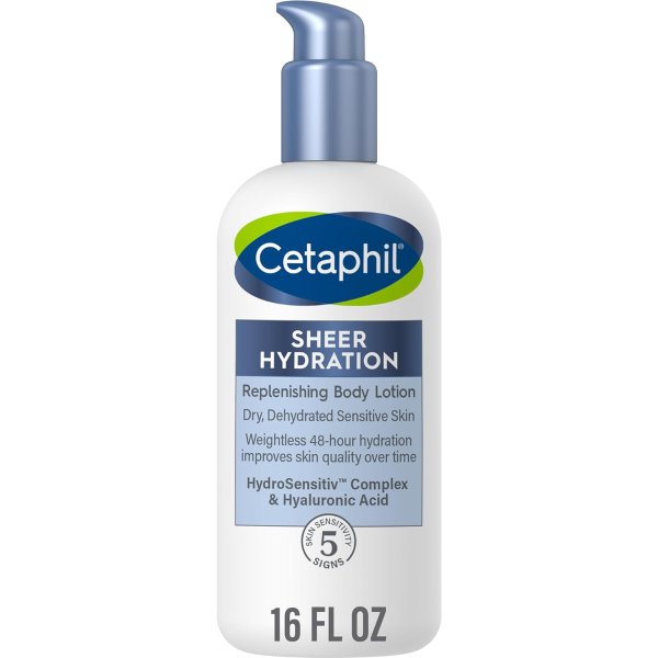 Cetaphil Sheer Hydration Fragrance Free Replenishing Body Lotion For Dry Skinew balance
