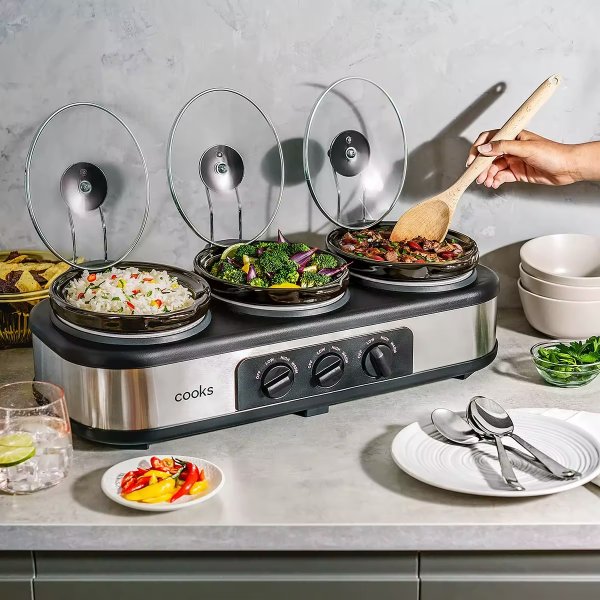 JCPenney Cooks 1.5 Quart Triple Slow Cooker 70.00