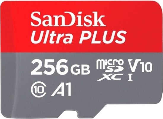 - Ultra PLUS 256GB microSDXC 存储卡