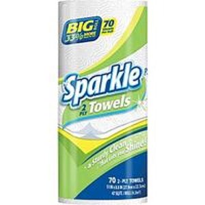 Sparkle ps® Premium Paper Towel Rolls, 2-Ply, 30 Rolls/Case