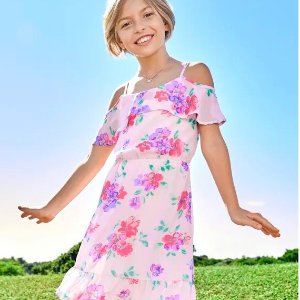 Children's Place官网 2.5折起收 女童连衣裙 漂亮每天穿